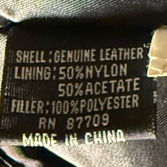 Leather Limited Men’s XL Black Zip Up Leather Jacket Zip Out Lining - Picture 11 of 12